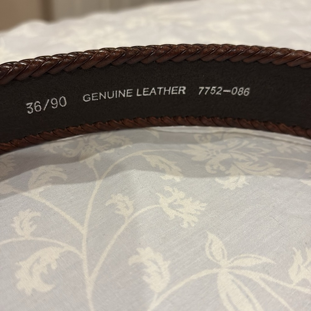 Justin Mens Fenced In Western Belt Size 36 - Picture 2 of 7